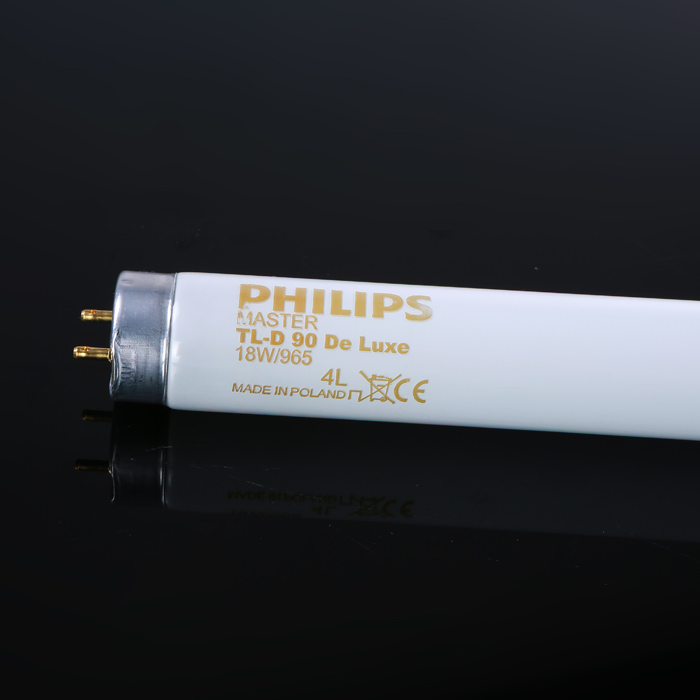 PHILIPS 标准光源D65灯管MASTER TL-D 90 De Luxe 18W/965 SLV/10